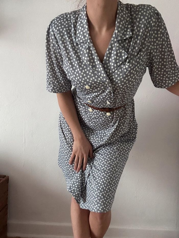 Robe à pois rétro - photo numéro 7