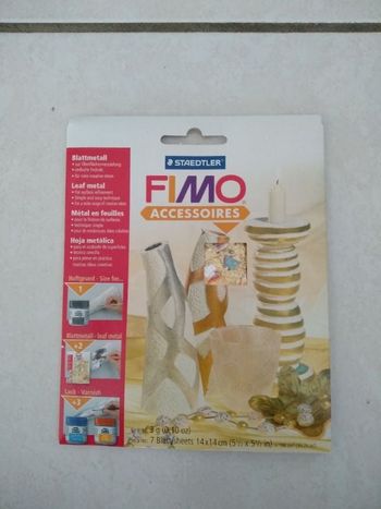 Petites feuilles métal FIMO