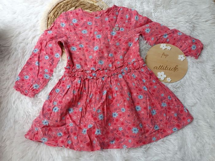 Robe sergent major 4 ans rose