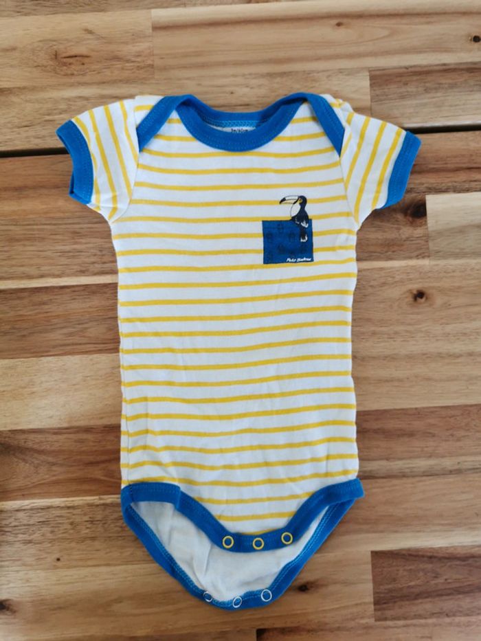 Lot de 3 body manches courtes Petit Bateau 3M - photo numéro 4