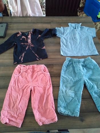 Ensemble lot vêtements bébé fille 18 mois