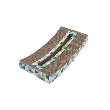 Griffoir pour chat réversible avec clochette – 50 x 25,5 cm Neuf