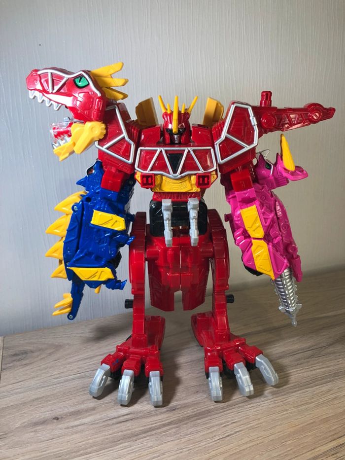 Complet Figurine Power Rangers Bandai 2015 Dino Charge DX Megazord