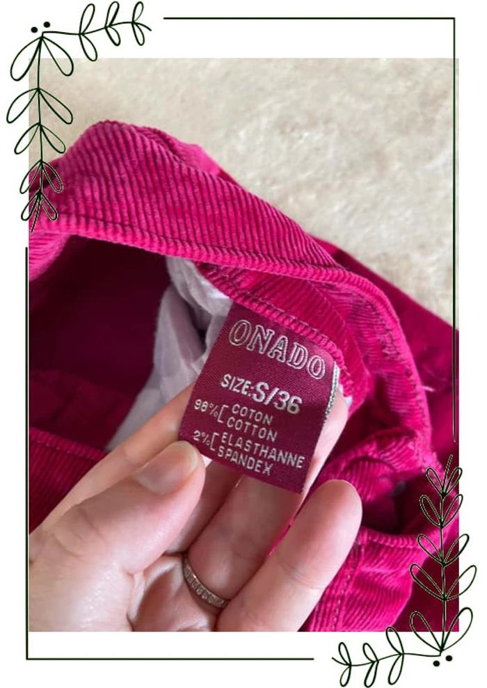 Jean velours femme 36 - photo numéro 8
