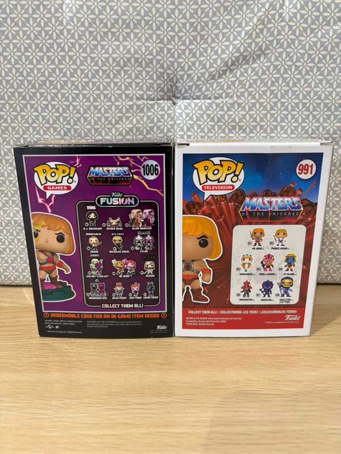 Pack de 2 Pop Games / Télévision "Master Of The Universe" He-Man - photo numéro 2