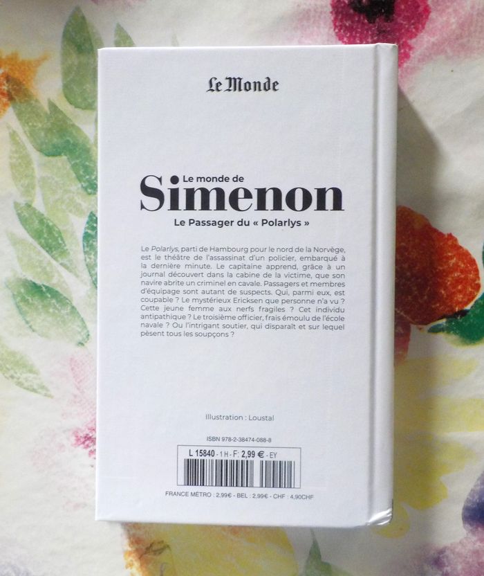 LE PASSAGER DU "POLARLYS" de SIMENON Ed. Le Monde - photo numéro 3