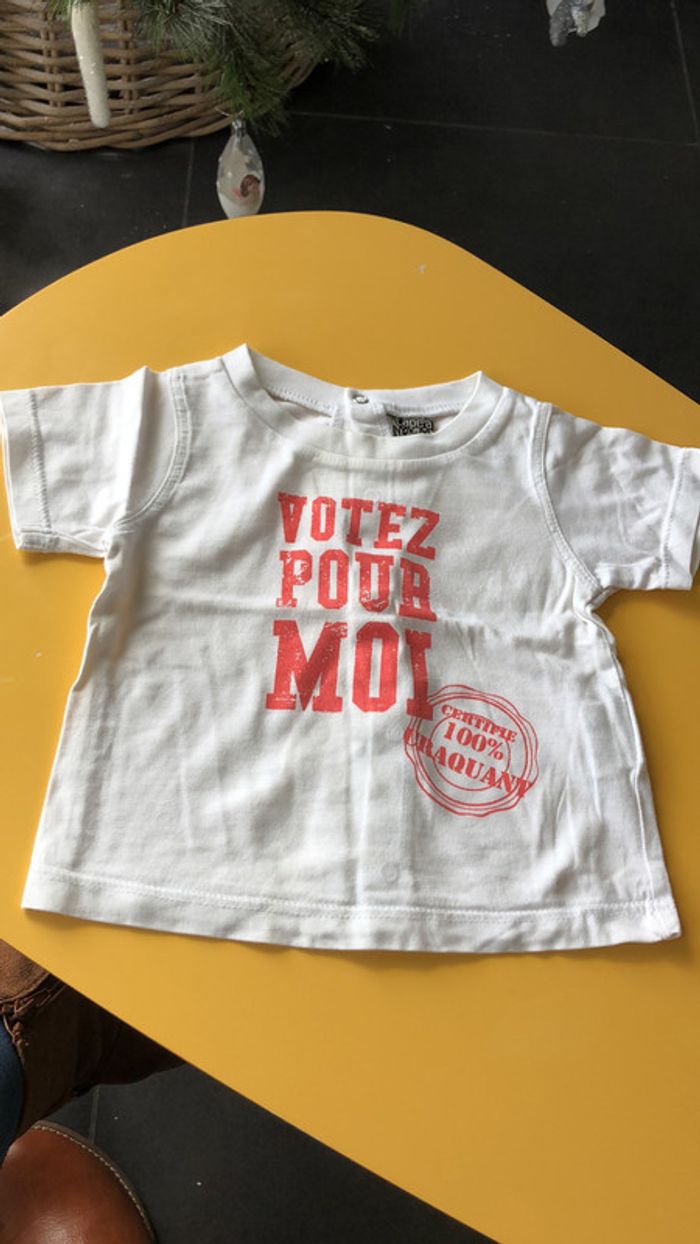 tee shirt tape a l'oeil 6 mois