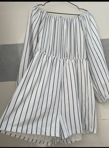 Combinaison short col bateau