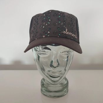 Casquette snapback vintage skate surf Element marron