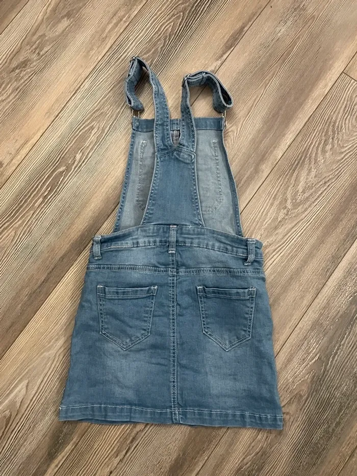 Robe salopette en jean 10 ans - photo numéro 2