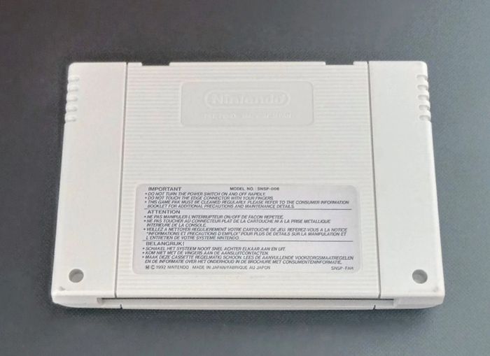 😍 rétro gaming les Schtroumpfs autour du monde super Nintendo SNES euro - photo numéro 7