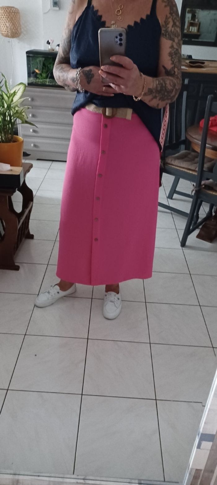 Très jolie jupe longue femme T U - photo numéro 5