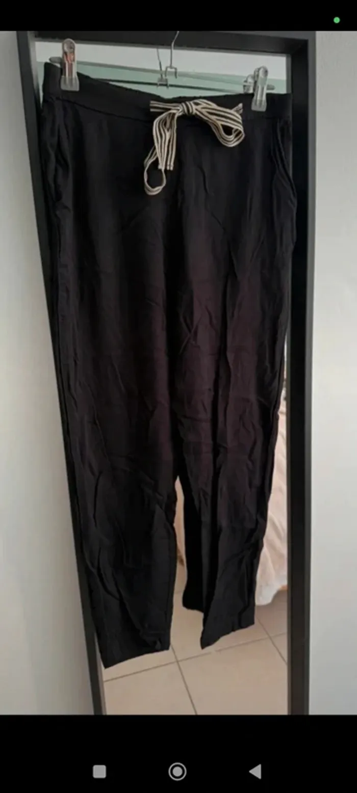 Pantalon noir Mango S - photo numéro 2