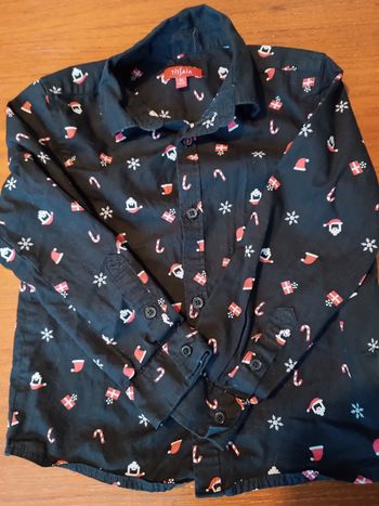 Chemise longues manches Noël