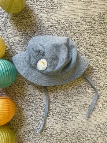 Chapeau bob façon jeans