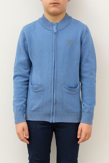 Gilet Zippé Bleu orchestra 8 ans (128 cm) - 100% Coton