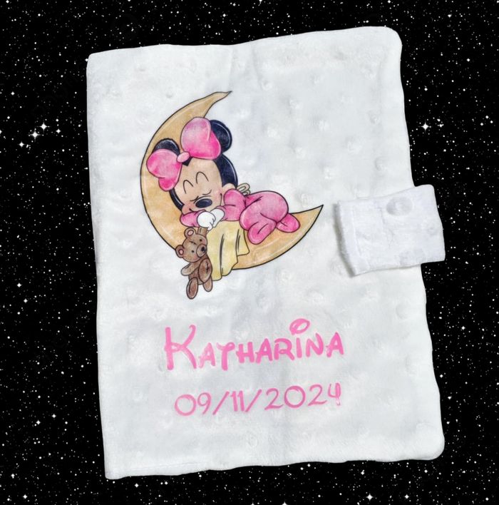 Protège carnet de santé personnalisé  minnie