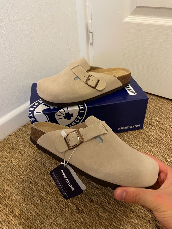 Birkenstock Boston taille 37 beige claire