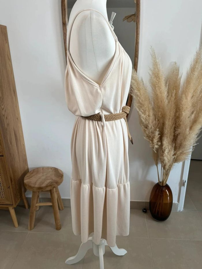 Robe d’été rose pâle/abricot - photo numéro 4