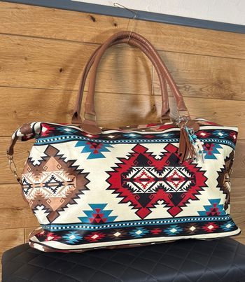 Sac week-end style amérindien tendance bohème chic  western