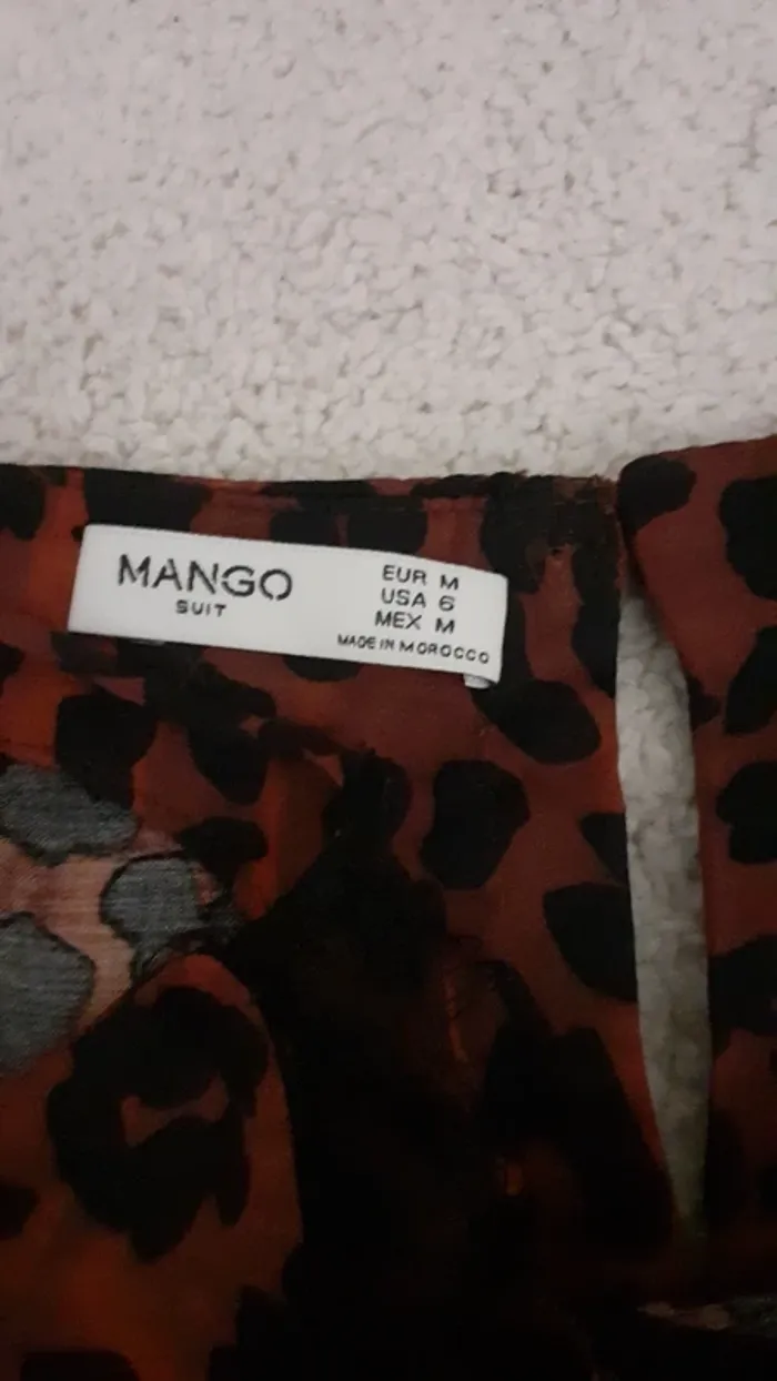 Magnifique Bustier Mango,léopard - photo numéro 2