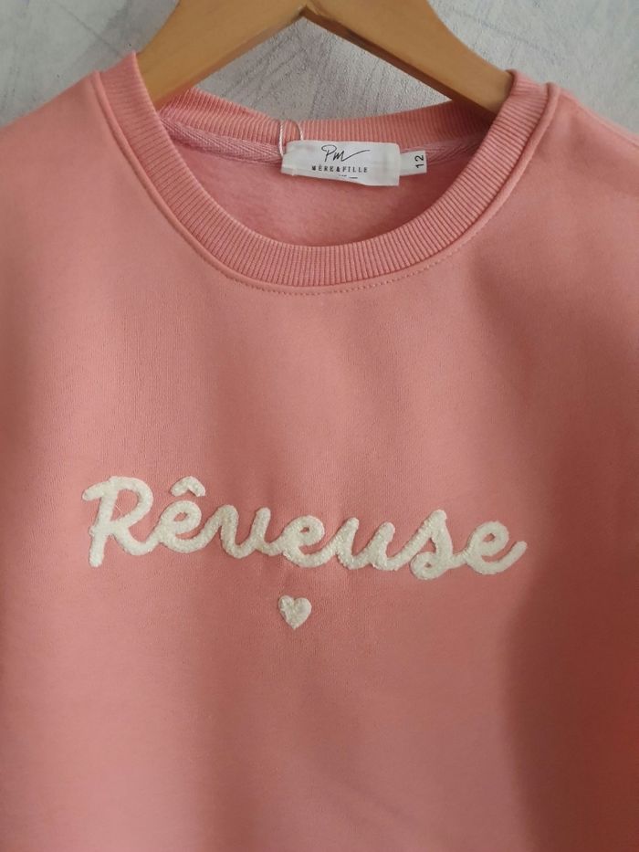 Sweat " Rêveuse " Taille 12 ans - photo numéro 2