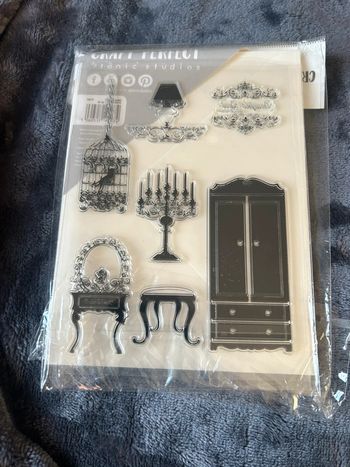 Planche neuve de tampons shabby