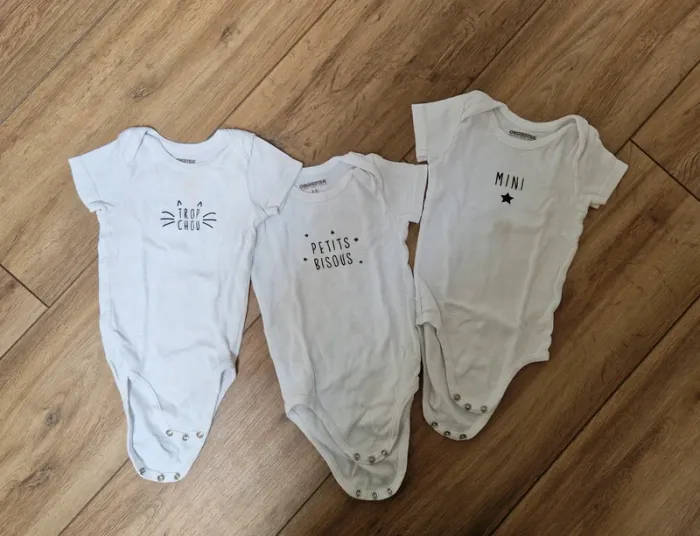 Lot de 3 bodies Orchestra - 12 mois