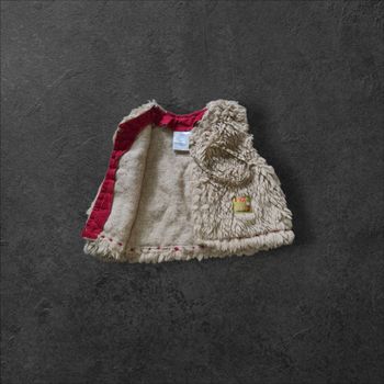 gilet boléro fausse fourrure fille 2 ans