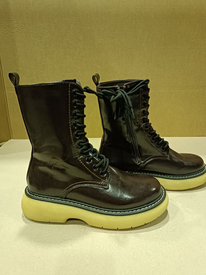 Bottes CHC Shoes marron taille 39 - photo numéro 3