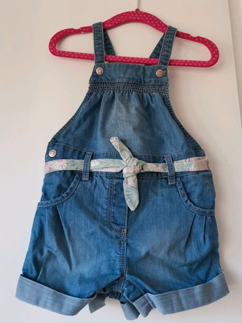 Combishort en jean