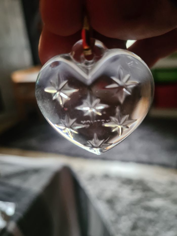 Pendentif. Cœur. Transparent. 4 x 4 cm - photo numéro 4