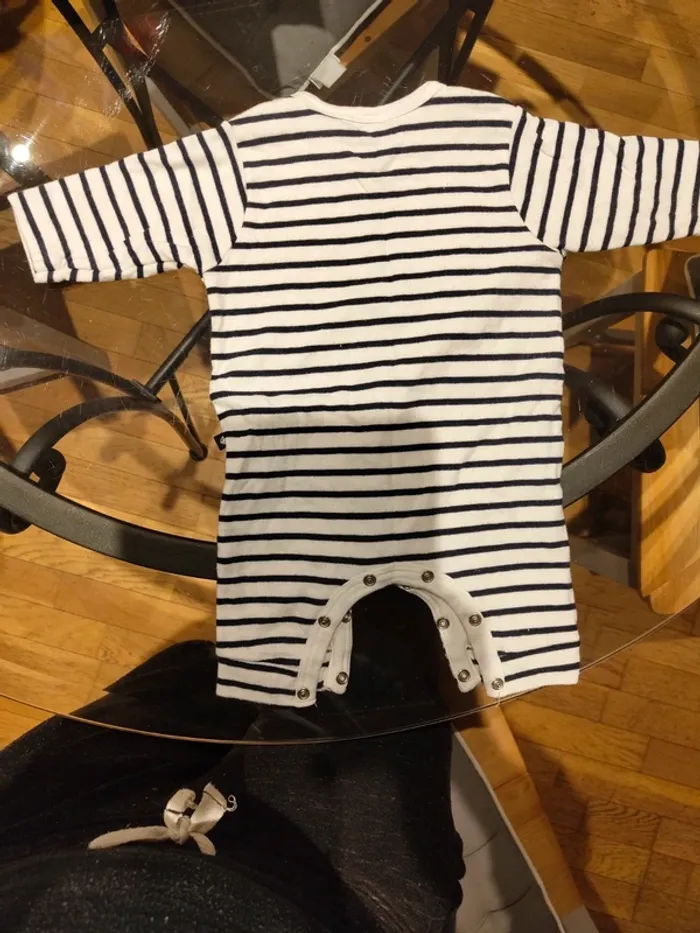 Combinaison 1m petit bateau 54cm - photo numéro 3