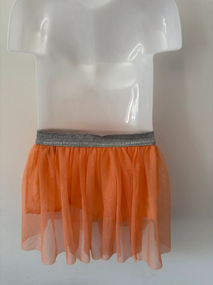 🌟 Jolie jupe tutu orange pailletée - Taille 3 ans 🌟 - photo numéro 2