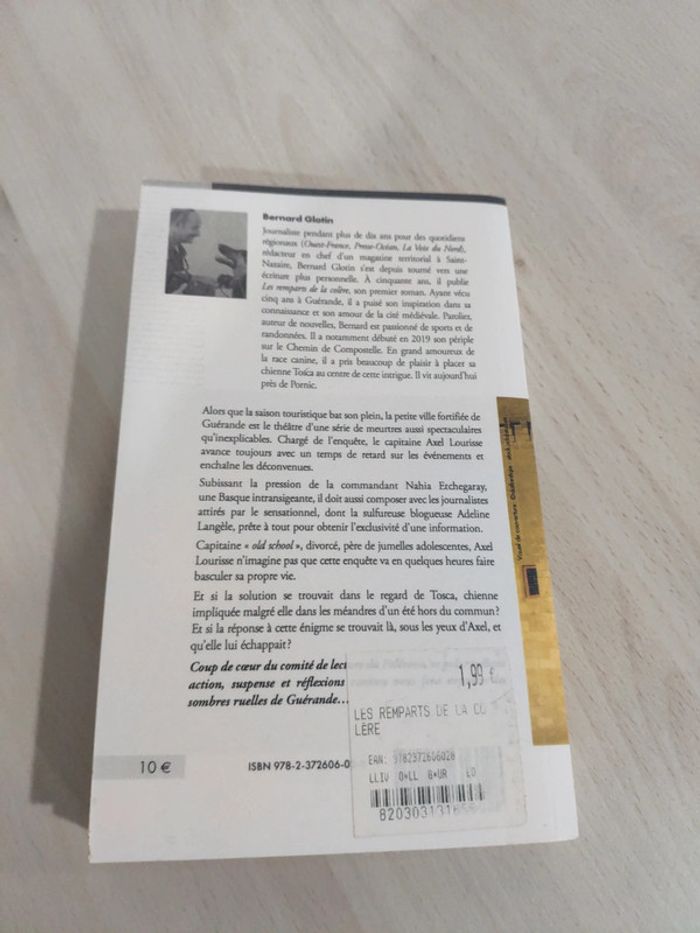 Livre poche les remparts de la colère Guérande Glotin Palemont éditions - photo numéro 6