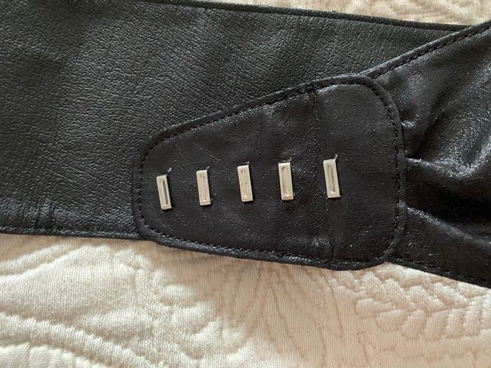 Ceinture large  taille 2 Noire Neuve - photo numéro 2