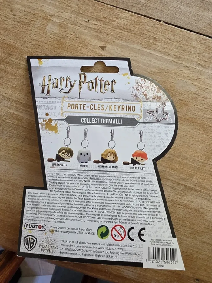 Porte-clés Ron Weasley – Harry Potter – Fun & original - photo numéro 3