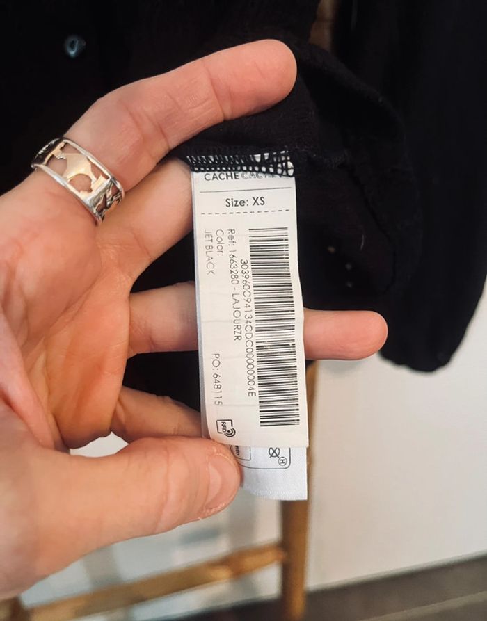 Blouse à manches longues ajouré taille XS - photo numéro 8