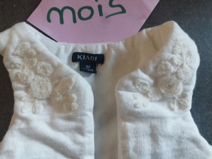 Ensemble gilet robe collants 1 mois - photo numéro 8