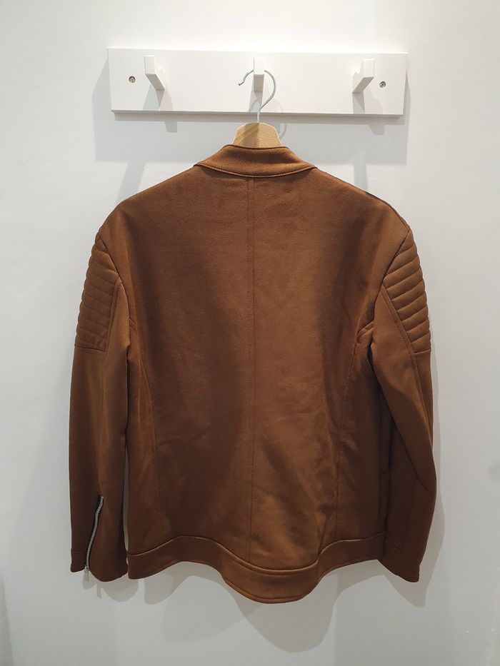 Veste perfecto suédine San Francisco Taille S (taille petit) - photo numéro 4