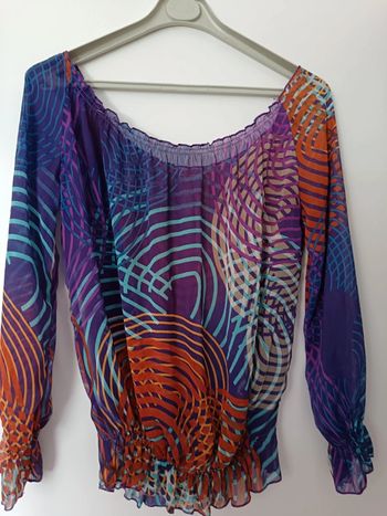 Blouse multicolore