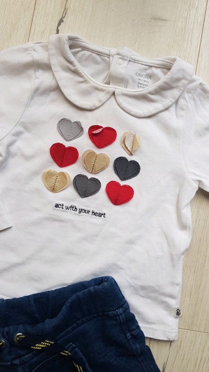 Lot de 3 articles fille 18mois obaibi tao - photo numéro 3