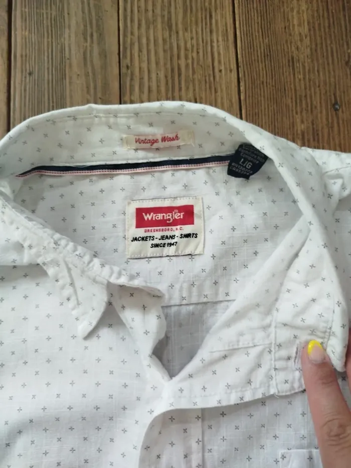 Chemise homme wrangler L - photo numéro 4