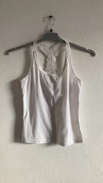 Débardeur fille dos dentelle été