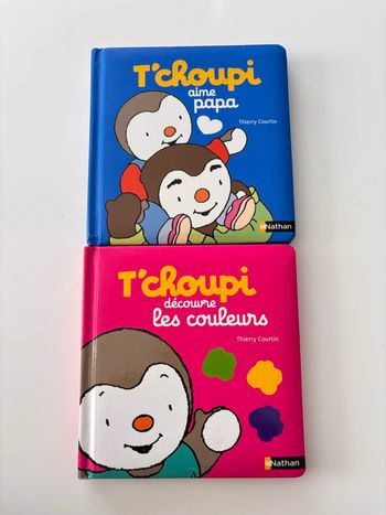 Lot 2 livres matelassés  T’choupi