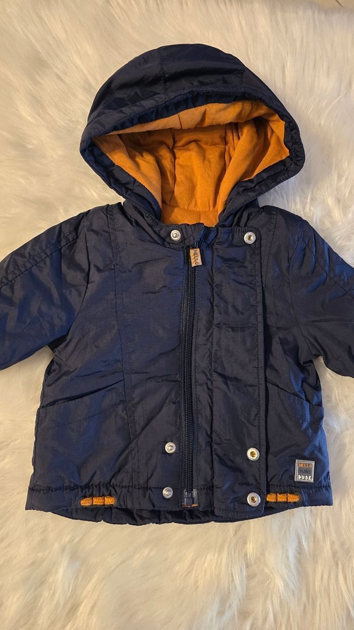 Neufs (non portés) 🥰🤩😍💙 Parka et bonnet 3mois Garçon 💙😍 - photo numéro 2
