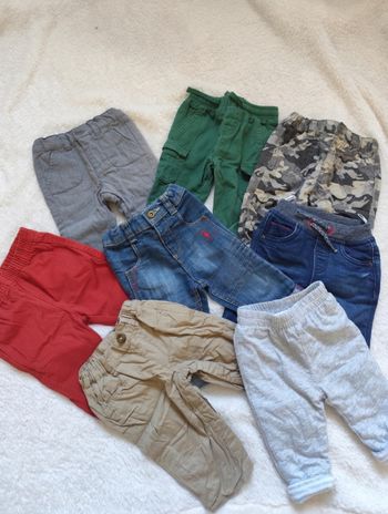 Lot de 8 pantalons garçon taille 3 mois 👣