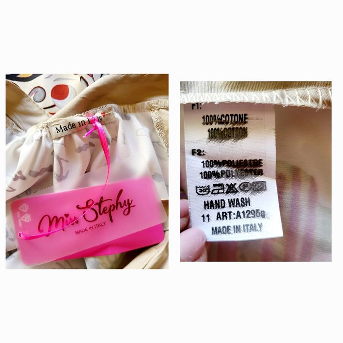 Chemise beige skull multicolore taille unique (du 44 au 50) Miss Stephy neuve avec étiquette - photo numéro 10