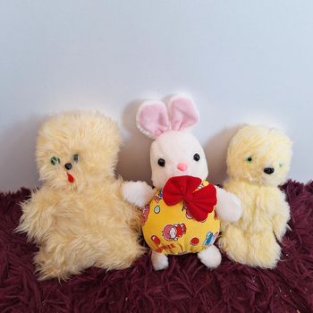 3 petites peluches