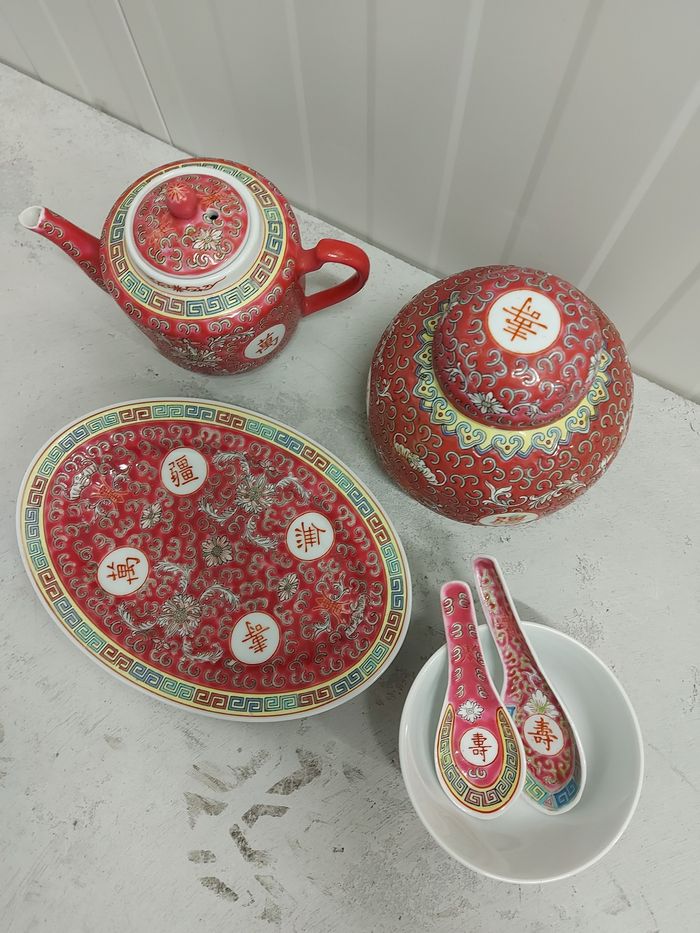 Lot porcelaine chinoise - photo numéro 2